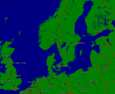 North Sea - Baltic Sea Towns + Borders 1600x1315